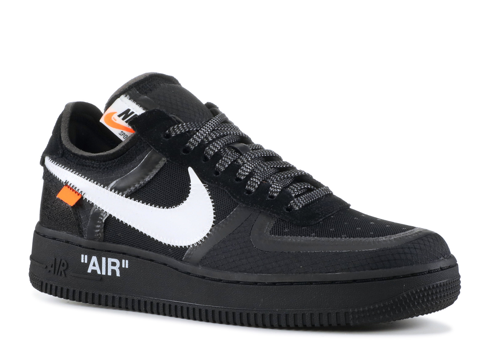 off white black air force 1s