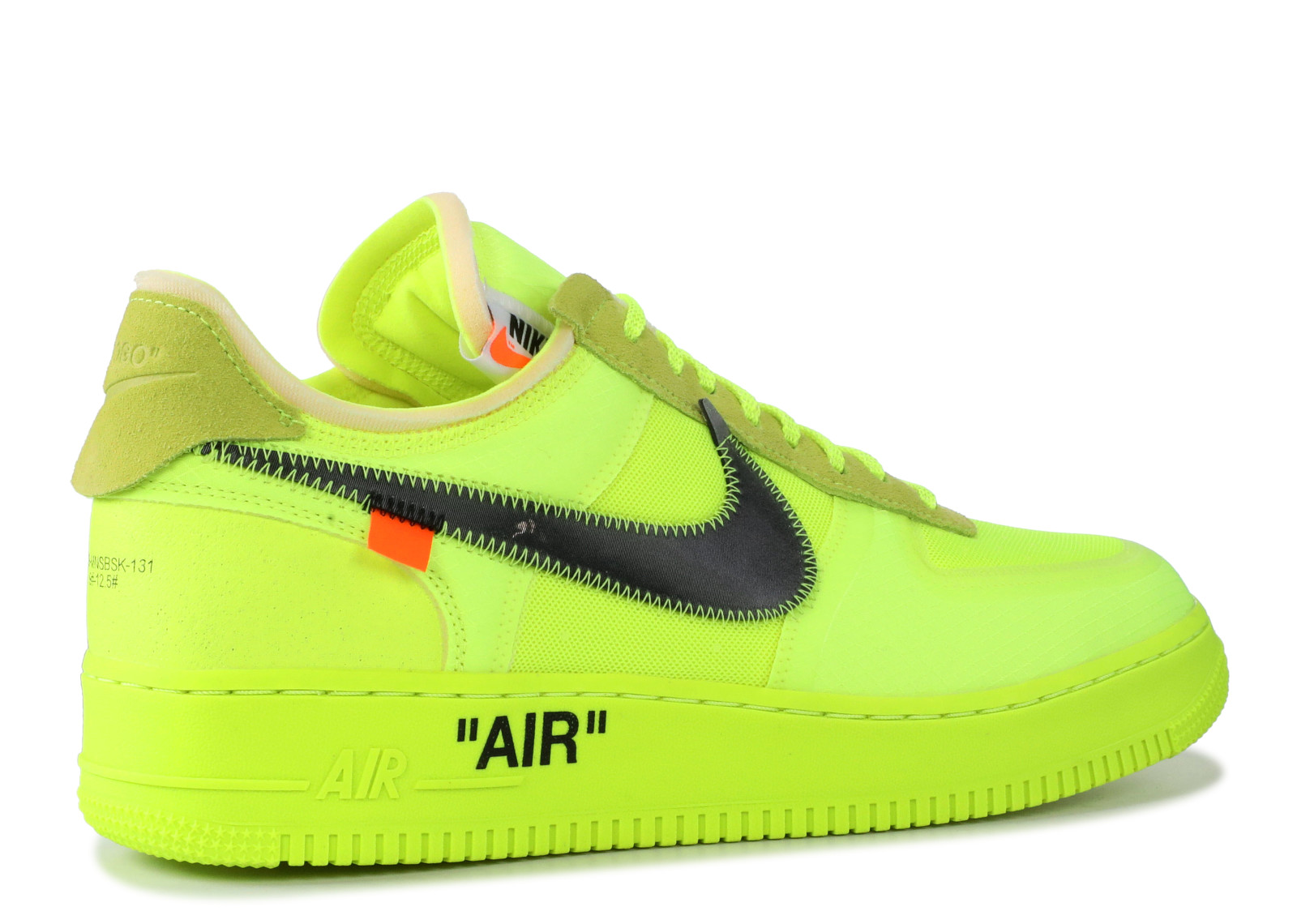 nike air force off white green